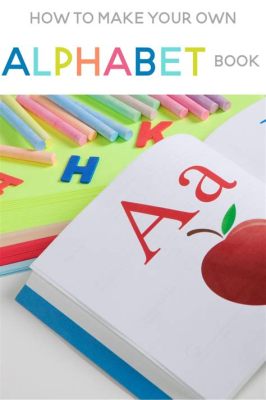 how to books for kindergarten: How to make your own alphabet book?