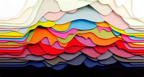 how to make layered paper art and the importance of texture in photography